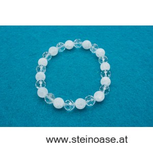 Armband Bergkristall Edel-MIX 8mm